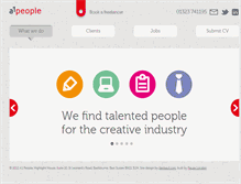 Tablet Screenshot of a1people.net